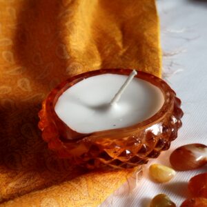Crystal diya