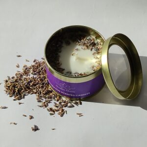 Tin jar candles