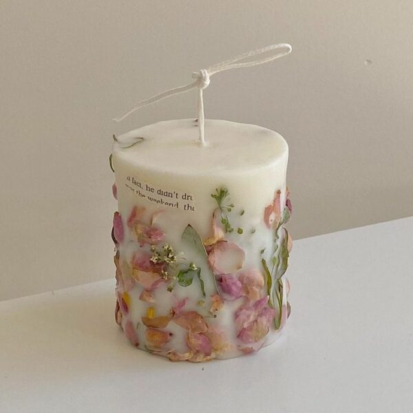 Borosil glass candles